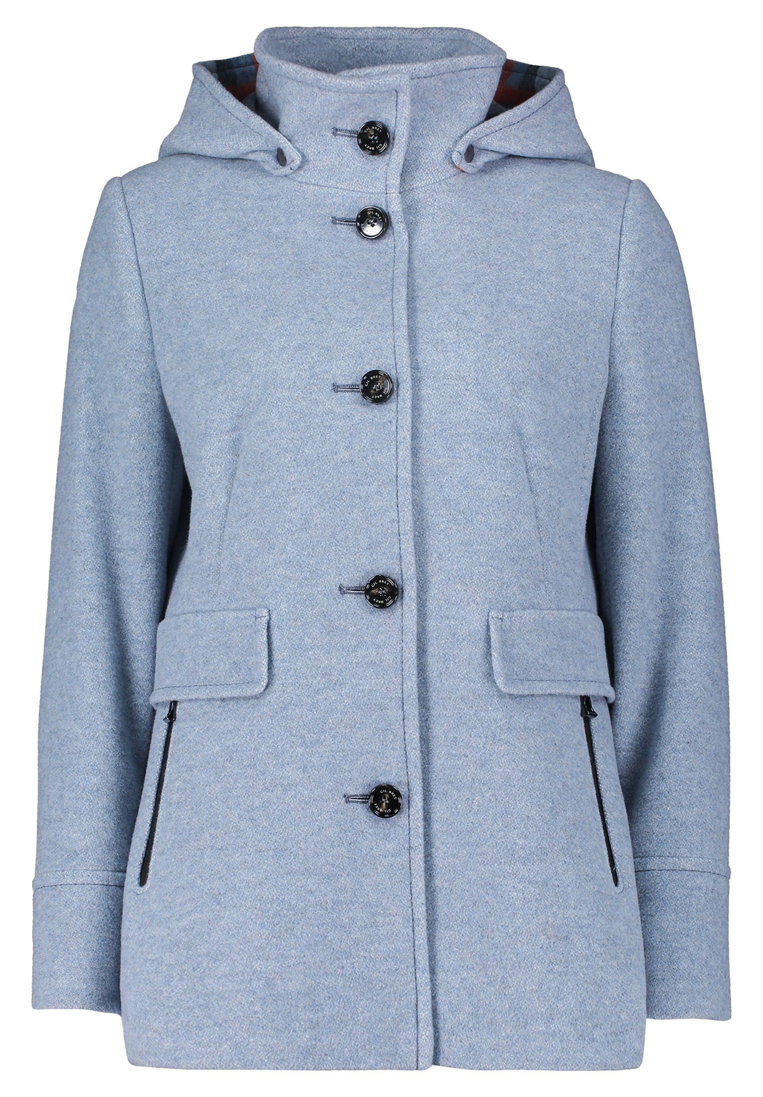Wollmantel Damen Winter Rot - Eleganter Übergangsmantel Mit Reverskragen Und Taschen